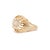 Modern Antique Victorian 18k Yellow Gold 0.56ct Old Cut Diamond Cluster Engagement Ring, Size 5.5 For Sale - Image 3 of 9