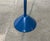 Postmodern Blue Metal and Glass Side Table, 1980s For Sale - Image 16 of 18