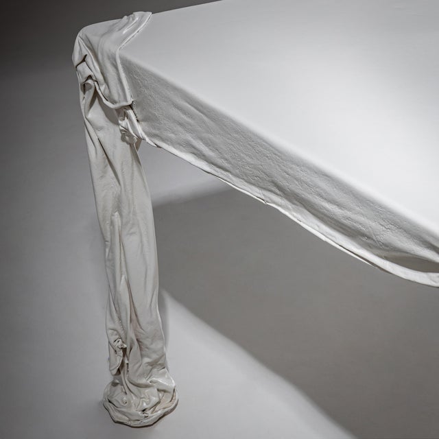 Postmodern Dining Table in the Form of a Draped Cloth by Marzio Cecchi, Italy, Mid-1970s For Sale - Image 3 of 10