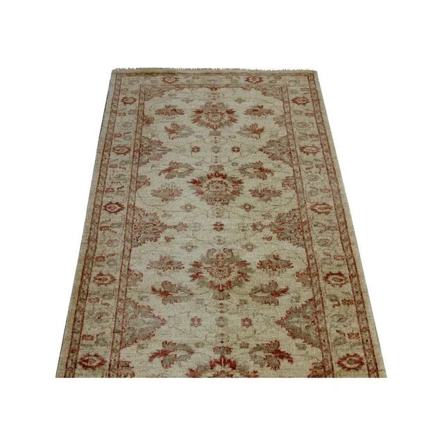 Textile 1990s Handwoven Pakistani Runner Rug 3x11 For Sale - Image 7 of 11