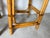 Vintage Coastal Organic Bamboo & Rattan With Leather Wrapped Bar Stools - A Pair For Sale - Image 12 of 13