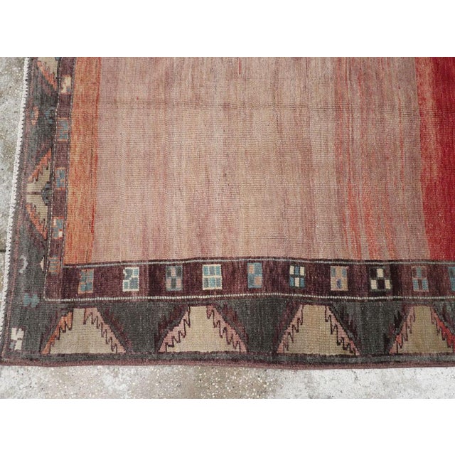 Textile Galerie Shabab Collection Mid-20th Century Turkish Anatolian Wide Gallery Runner For Sale - Image 7 of 10