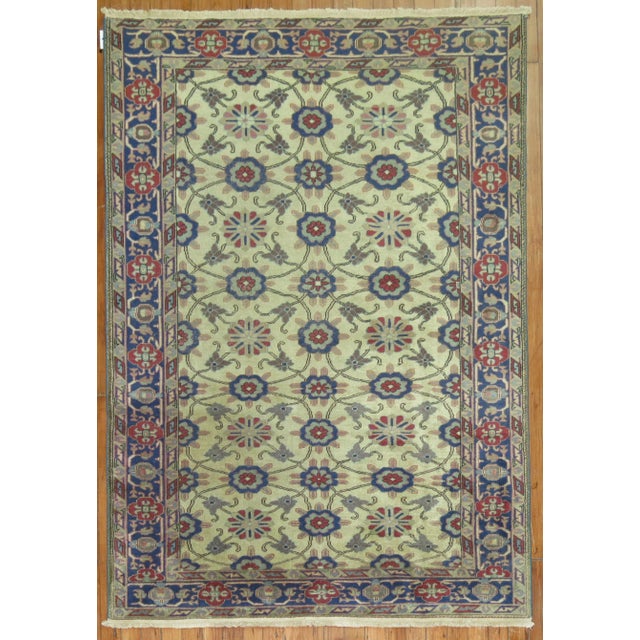 Mid 20th Century Traditional 20th Century Turkish Rug, 3'11'' X 5'9'' For Sale - Image 5 of 5