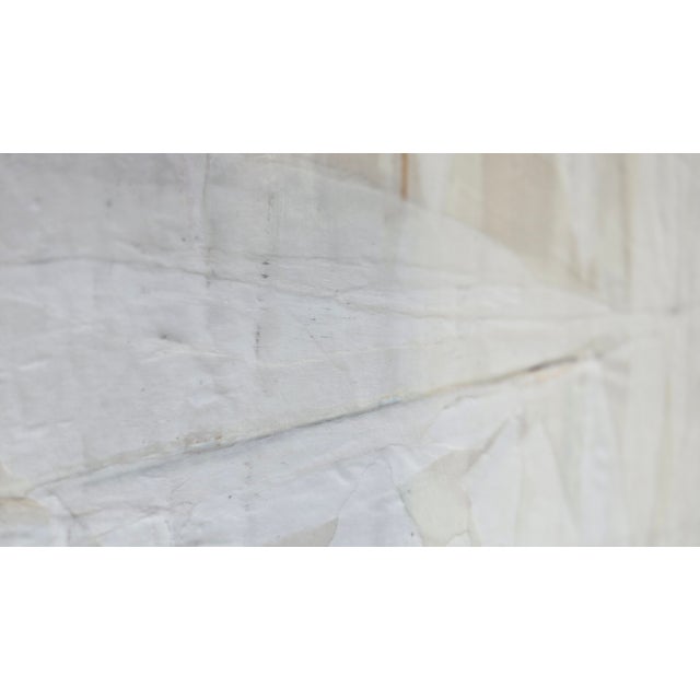 Beyond Tiburon - Sailing 18*24 Original Mixed Media Art Painting by Carrie Bergey - White Grey Cream For Sale In San Francisco - Image 6 of 6