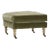 Greta Ottoman, Olive Velvet For Sale