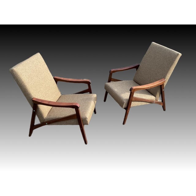 Set of Armchairs by Jiří Jiroutek for Interier Praha, 1960s For Sale - Image 12 of 17