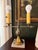 Mid 20th Century Vintage French Brass & Marble Bouillotte Lamp – Twin Arrow / Archer Table Lamp With Clip-on Shades For Sale - Image 5 of 11