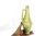 Ceramic Vintage Art Deco Green Geometric Pitcher Vase Jug With Handle For Sale - Image 7 of 10