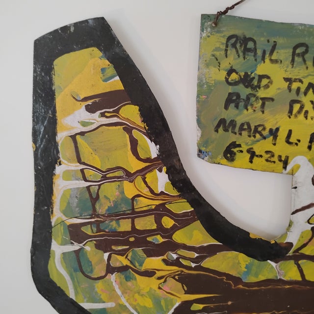 Original Mary L. Proctor Sheet Metal Cutout "Grace Butterfly" For Sale - Image 13 of 17