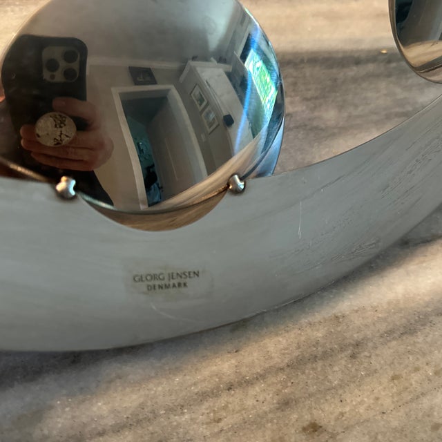 Mid-Century Modern Danish Modern Georg Jensen Candle Holder For Sale - Image 3 of 3