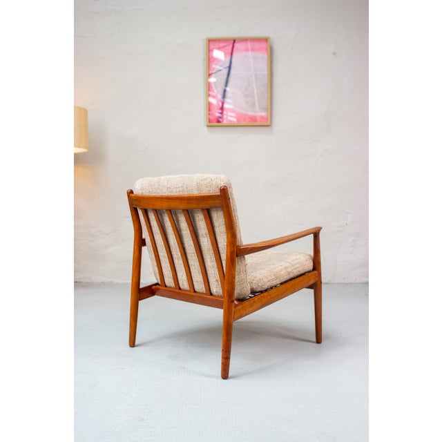 Vintage Danish Teak Easy Chair by Svend Aage Eriksen for Glostrup, 1960s For Sale - Image 4 of 18