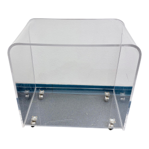 Vintage Lucite Rolling Bar Cart or Side Table