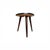 Mid-Century Modern Vintage Side Table with Rounded Triangular Top, 1950s For Sale - Image 3 of 6