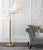 Ingram 68.5" Adjustable Swing Floor Lamp - Gold For Sale - Image 4 of 6