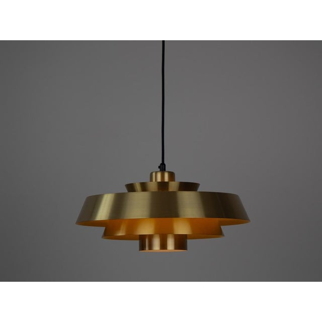 Vintage Danish Nova Pendant Lamp by Jo Hammerborg for Fog & Mørup, 1963 For Sale - Image 3 of 13