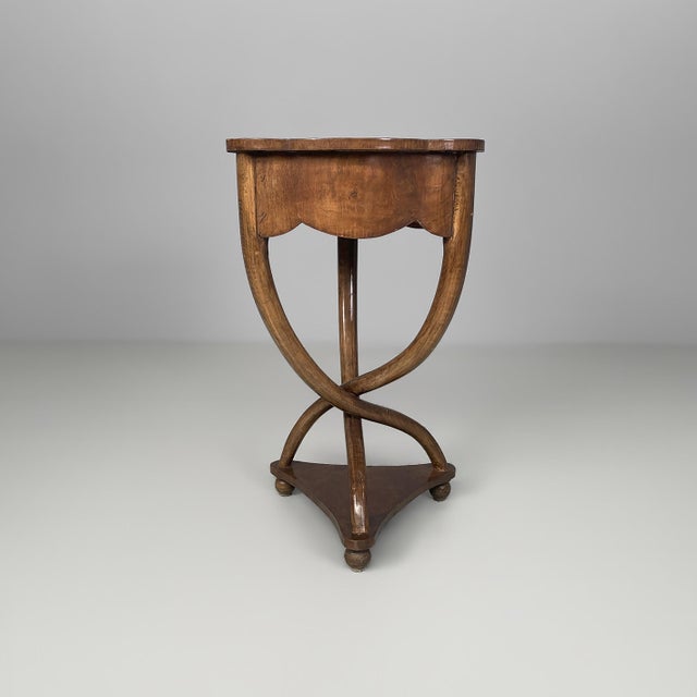 Art Deco French Wooden Bedside Tables, 1930s, Set of 2 For Sale - Image 4 of 18