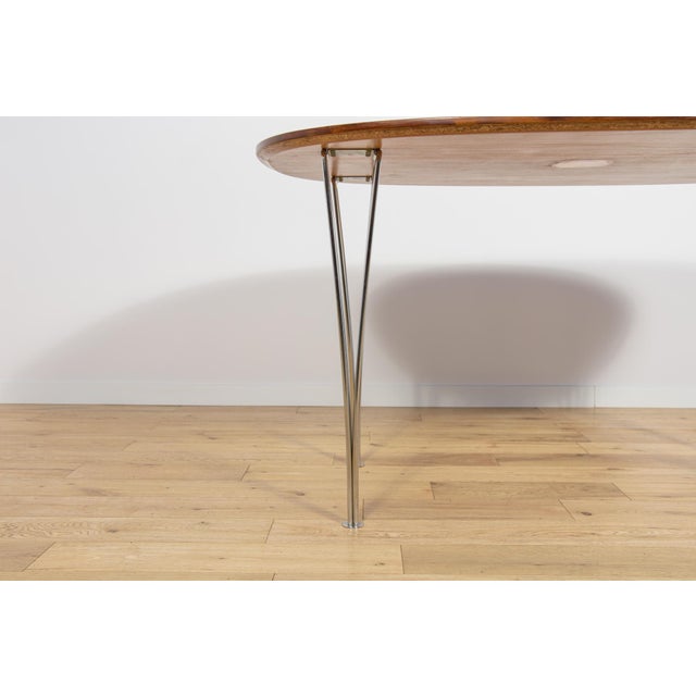 Mid-Century Modern Dining Table by Piet Hein & Bruno Mathsson for Fritz Hansen, 1960s For Sale - Image 10 of 15