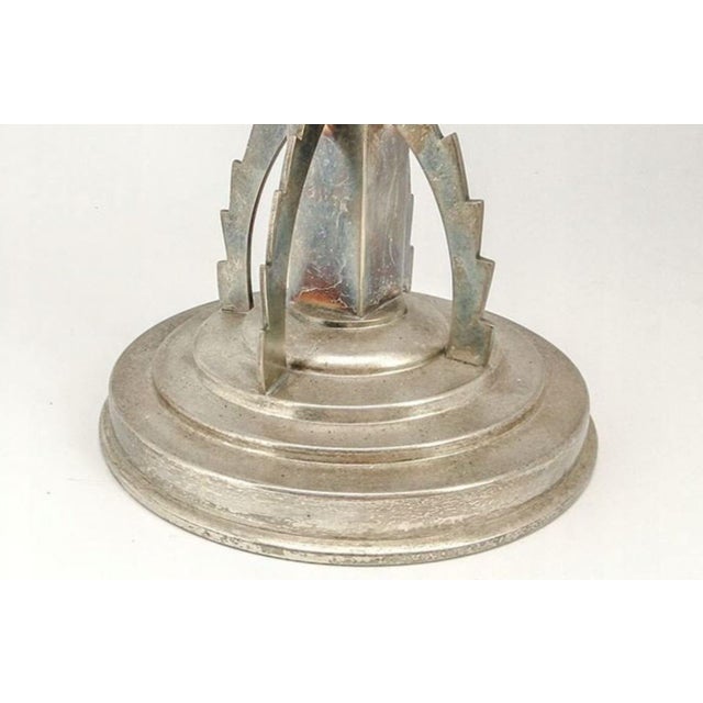 Art Deco Futurist Fruit Plate from Lviv, Poland, 1930s For Sale - Image 6 of 7
