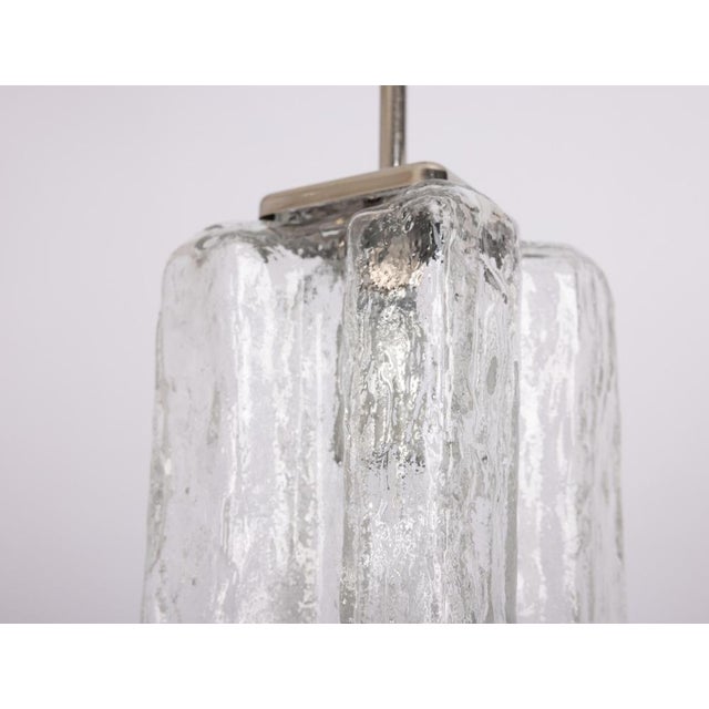 Murano Glass Granada Pendant Light by Kalmar, Austria, 1970s For Sale - Image 10 of 16