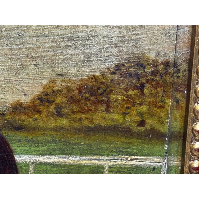 English Oil Painting of Racehorse Persimmon With Jockey Jack Watts, Royal Thoroughbred Portrait Circa 1898 in the Manner of John Frederick Herring Sr. For Sale - Image 14 of 18