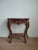 Vintage 1930s Petite French Provincial Carved Console Table by Eureka Parlor Mfg. Co. For Sale - Image 9 of 10
