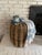 Textile Black Weave Ottoman or Footstool From Pier 1 For Sale - Image 7 of 11
