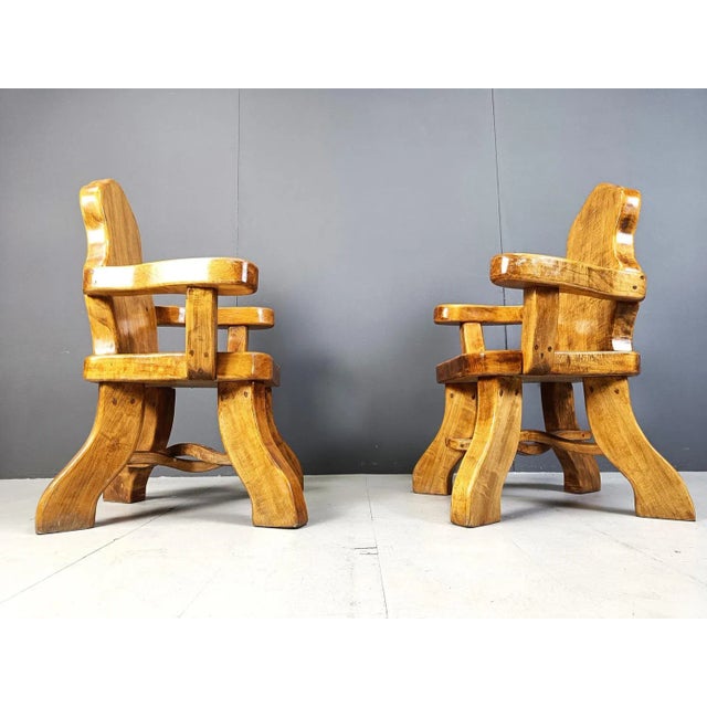 Vintage Brutalist Armchair, 1960s For Sale - Image 4 of 13