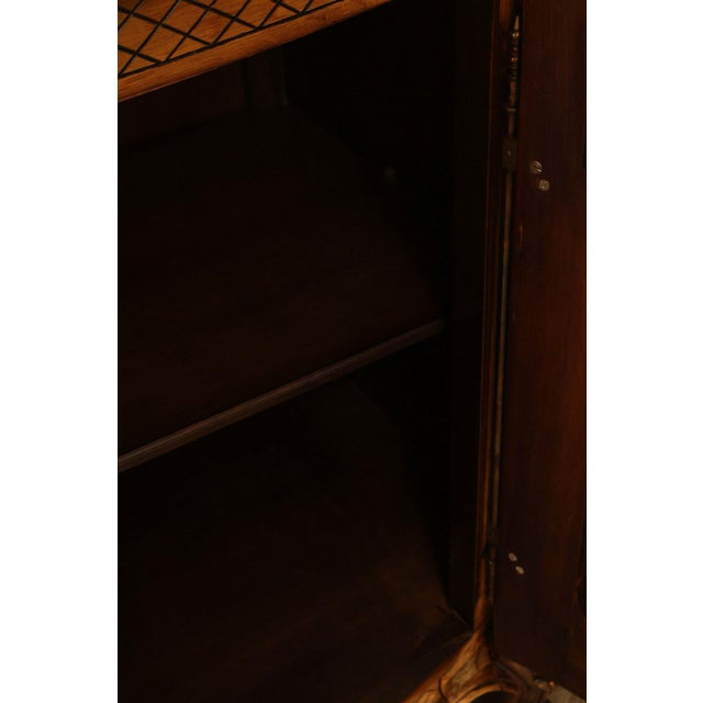 Wood French Louis XV Style 106" Long Marble Top Walnut Sideboard For Sale - Image 7 of 18