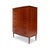 A masterful example of Danish Mid-Century Modern design, this 1960s teak tallboy dresser embodies the harmony of form,...