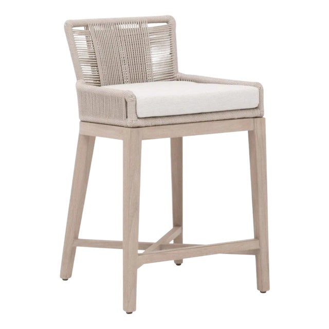 Essentials for Living Overlay Outdoor Counter Stool For Sale