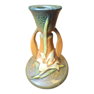 Roseville Zephyr Lily Single Candle Holder