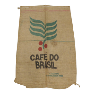 Vintage Brazilian Burlap Coffee Sack #1