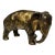 Vintage Arcade Cast Iron Elephant Still Bank: Gold Accent, c.1910-1932 For Sale
