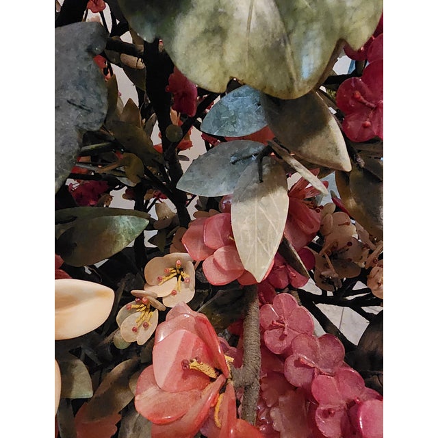 The Jadeite & Nephrite Tree of & Prosperity and Good Fortune. For Sale - Image 11 of 12