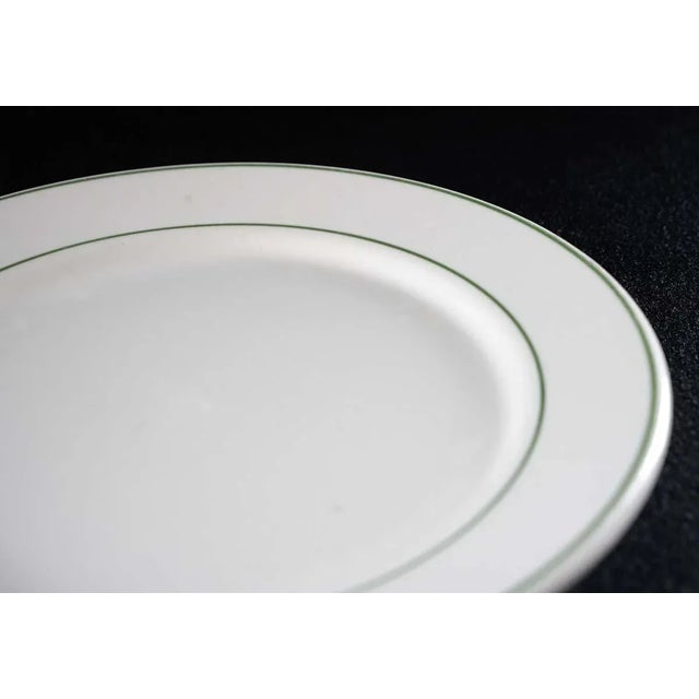 1940s Buffalo China Restaurant Ware A-12 White Round Plate For Sale - Image 4 of 9