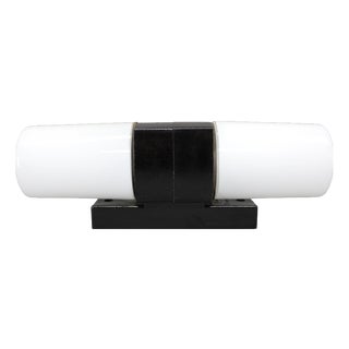 Mid-Century Wall Light in Bakelite and Glass, Czech, 1960s For Sale