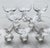 Transparent Mid 20th Century Rosenthal Crystal Bacchus Champagne Coupes - Set of 8 For Sale - Image 8 of 8
