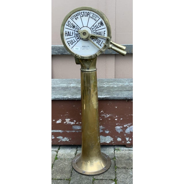 Brass Solid Brass Ships Telegraph For Sale - Image 8 of 8