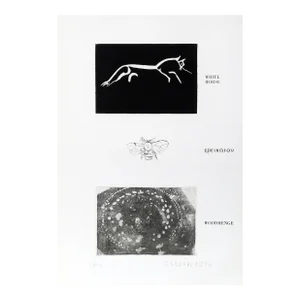 Joe Tilson, White Horse From Wessex, Etching