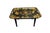 Late 20th Century Gold & Black Handpainted Tole Tray Table For Sale - Image 4 of 5