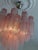 Medium Tubular Murano Chandelier with Pink Marble For Sale - Image 6 of 7