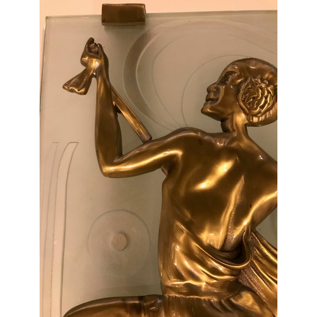 French Art Deco Female Dancer Sconces - a Pair For Sale In New York - Image 6 of 13