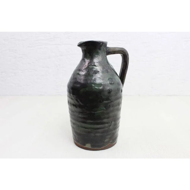 French Enamelled Ceramic Pitcher from Beck, 1960s For Sale - Image 11 of 11