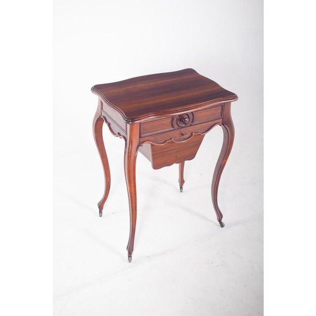 English Rosewood Potty Table, 1890s For Sale - Image 9 of 10