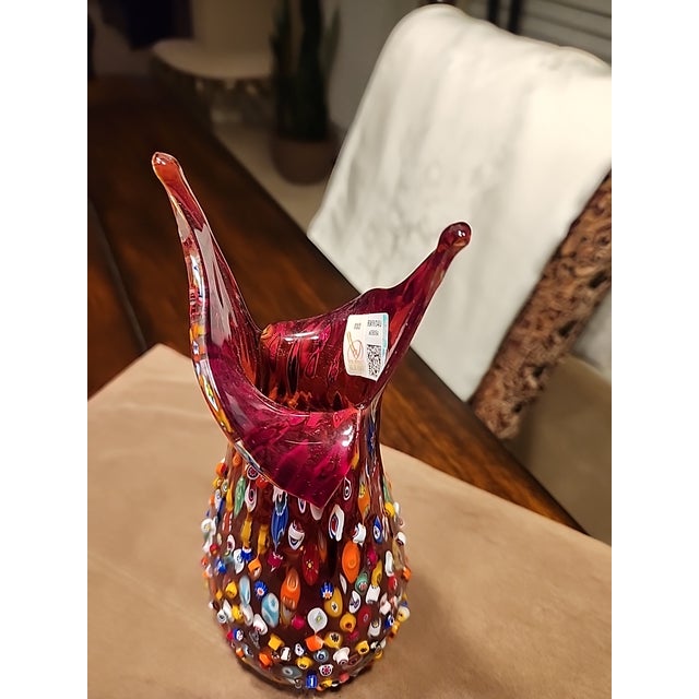 Authentic Handcrafted by the renowned Murano Glass Master Imperio Rossi at the Vetreria Di Pi furnace (Murano, Italy)....