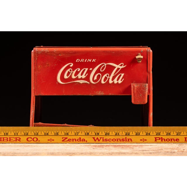 Vintage Coca Cola Salesman Sample Cooler For Sale - Image 16 of 16
