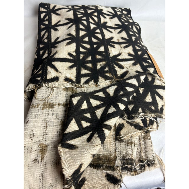 African African Mud Cloth, Black on Ivory For Sale - Image 3 of 3