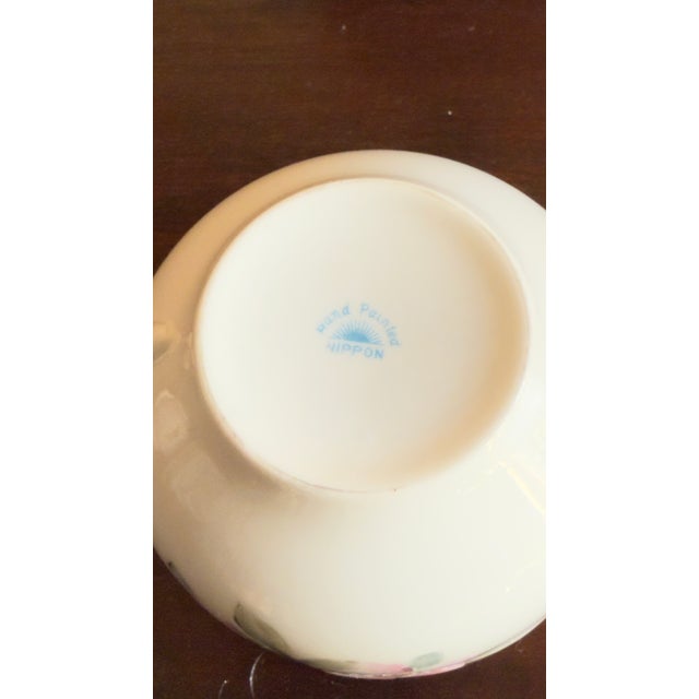 Early 20th Century Nippon Azalea Porcelain Tea Set- Japan For Sale - Image 12 of 14