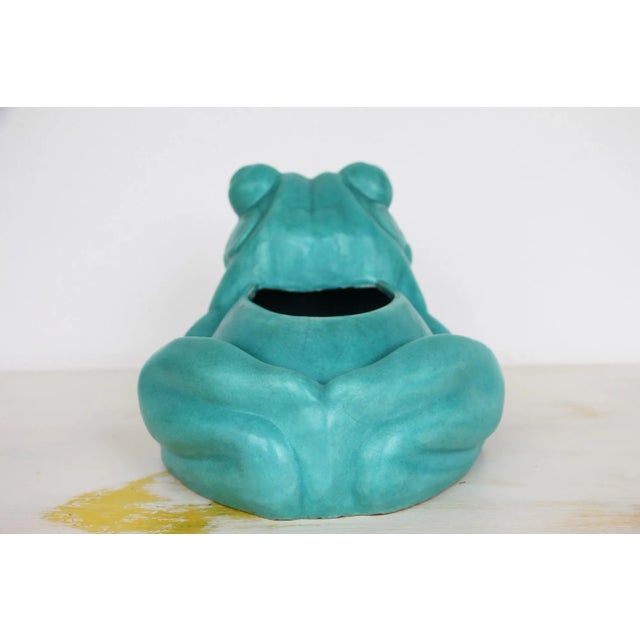 1950s Vintage Mid Century Modern Large Frog Planter For Sale - Image 4 of 13