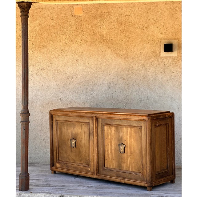 Wood Vintage Counters in Oak, 1920s, Set of 2 For Sale - Image 7 of 12